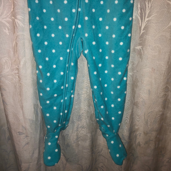 3/$10 kids carters 1 pc fleece pj blue 24 month - Picture 3 of 7